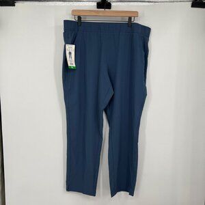 Eddie Bauer Women's Departure Ankle Pants size XL NWT Blue